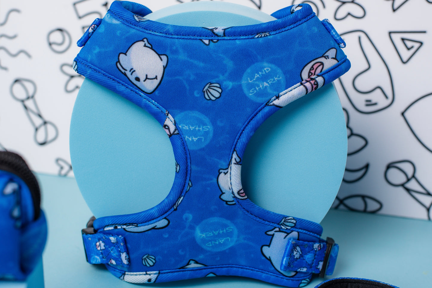 Land Shark Adjustable Dog Harness
