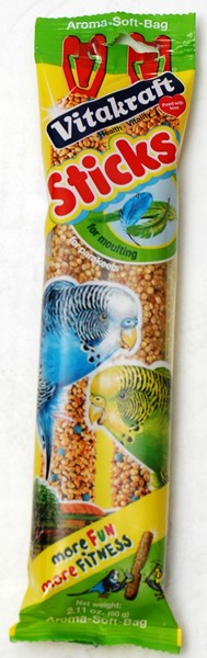 Vitakraft Budgie Moulting Sticks 60g 2 pack
