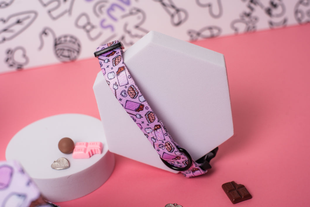 Pink S’more Dog Collar