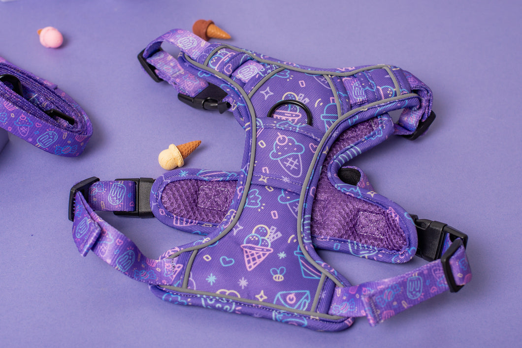 Purple Ice Cream Heavy Duty Harness