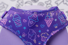 Load image into Gallery viewer, Purple Icecream Adjustable Dog Harness
