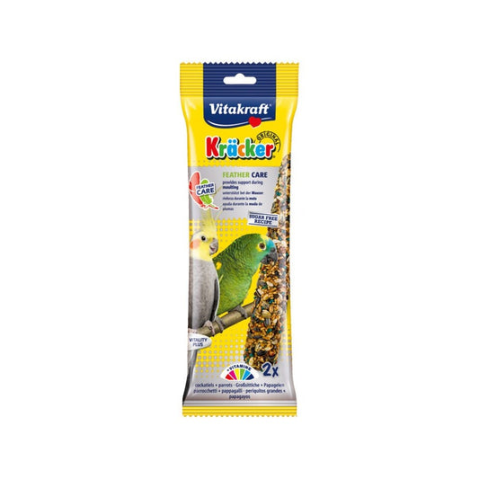 Vitakraft Kracker Feather care Cockatiel/Parrot Sticks 2 pack