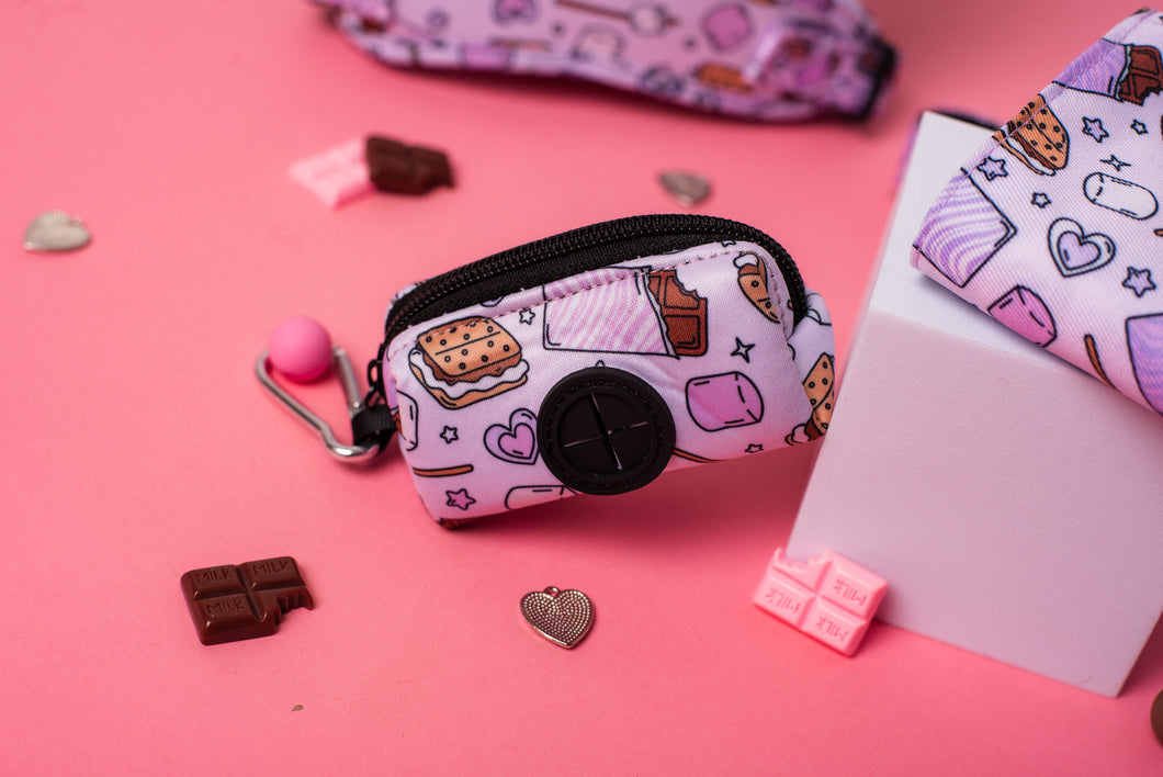 Pink S’mores Poo Bag Holder