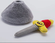 Load image into Gallery viewer, WufWuf Excaliwuf Squeaky Plush Dog Toy
