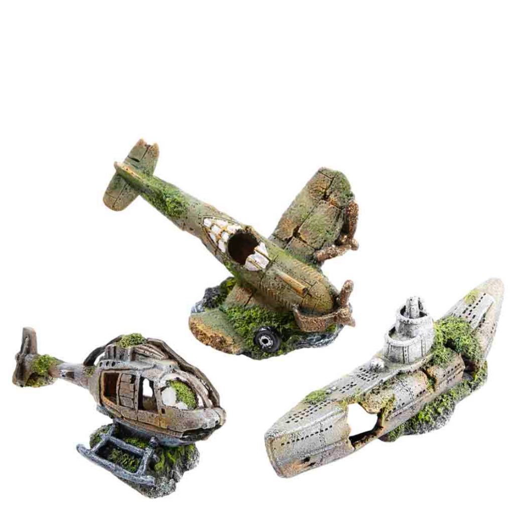 Classic Wreckage Aquarium Ornament