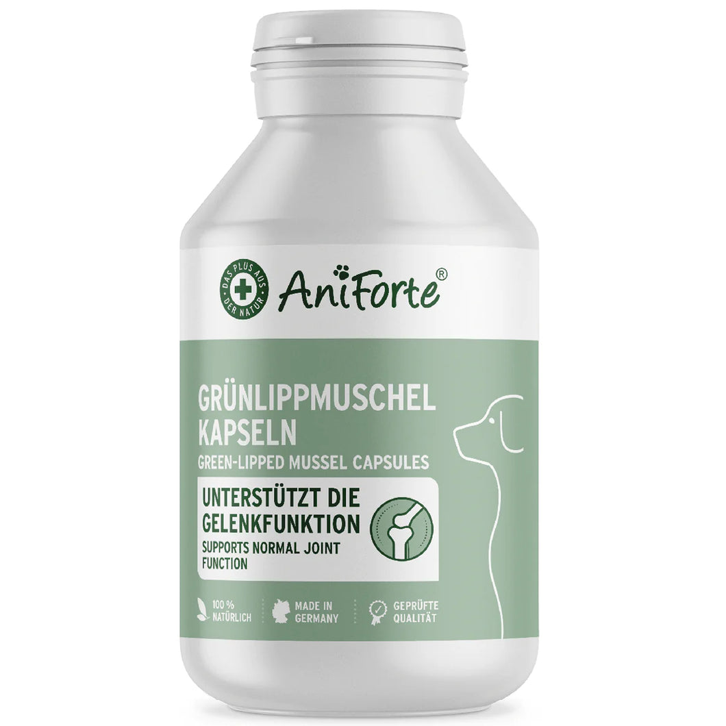 AniForte Green Lipped Mussel Capsules for Dogs and Cats