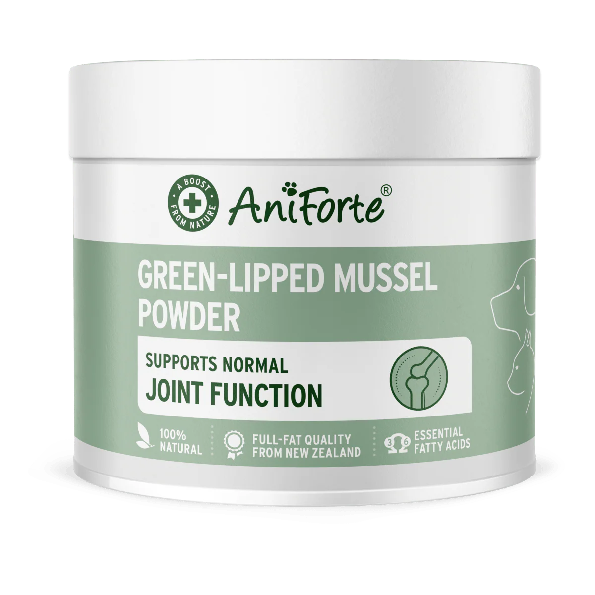 AniForte Green Lipped Mussel Powder for Dogs and Cats