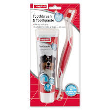 Beaphar Toothbrush & Toothpaste Pack