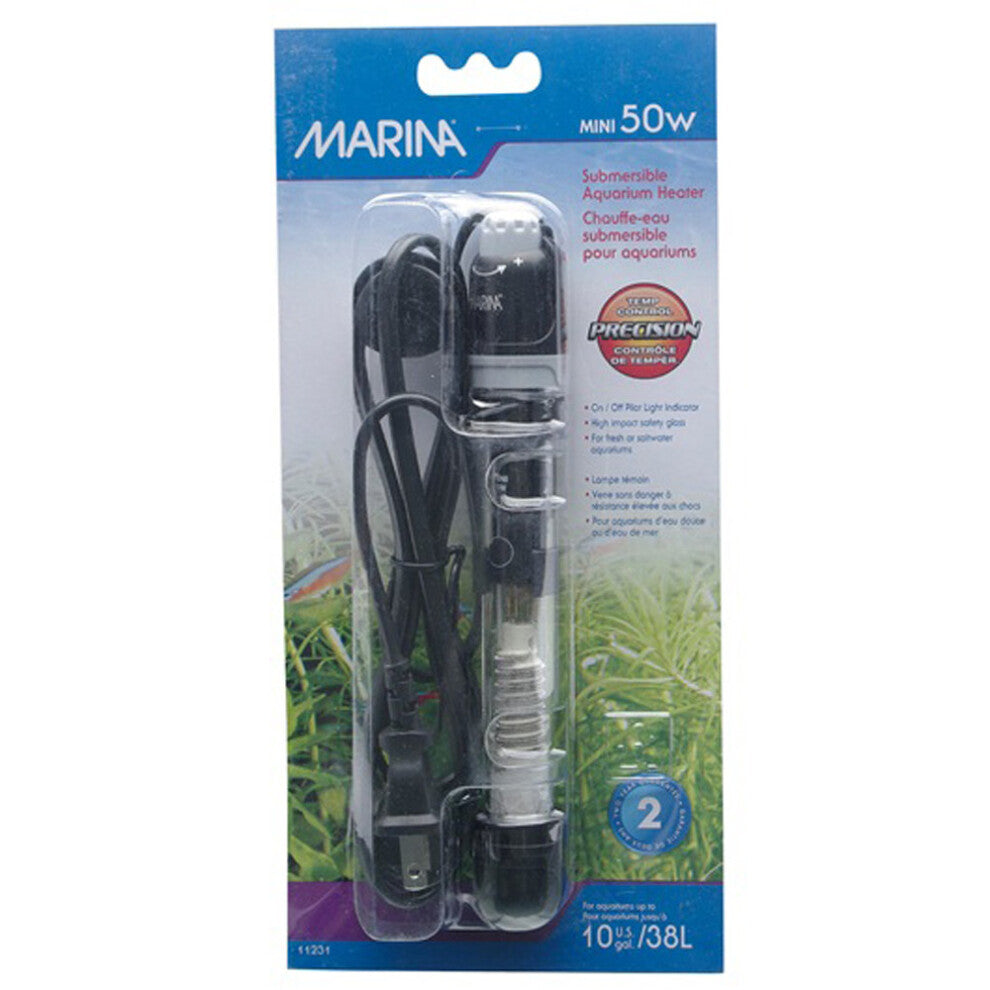 Marina Submersible Pre-Set Aquarium Heater 50W