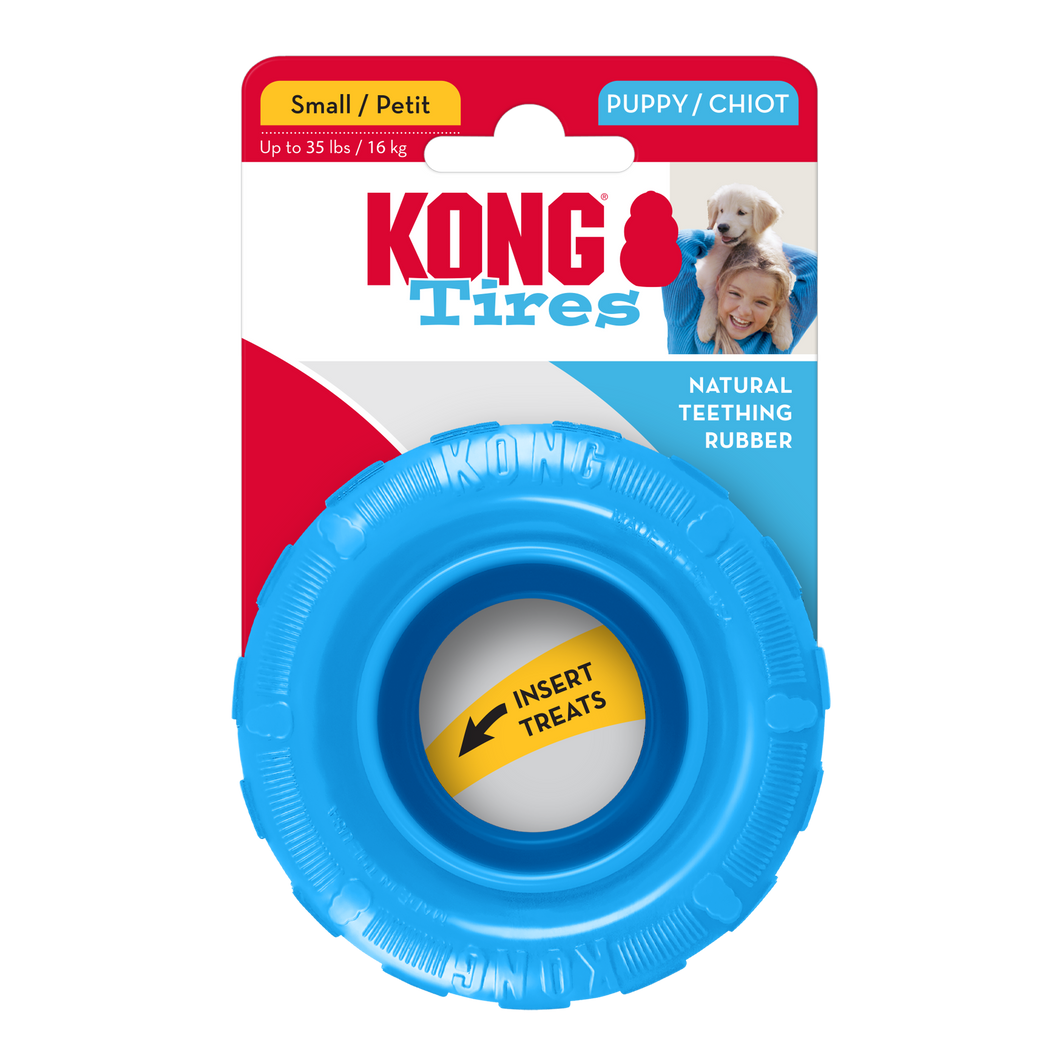 KONG Puppy Tyres Sml Blue