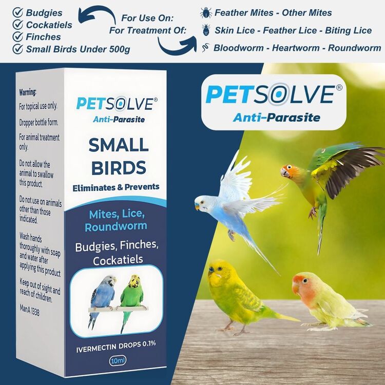 Petsolve Anti-Parasite Small Bird 10ml