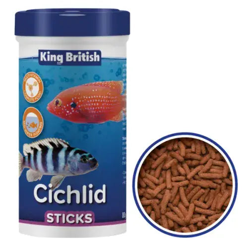 King British Cichlid Floating Stick 80g