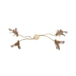 Coolpet Willow Ball & Feathers