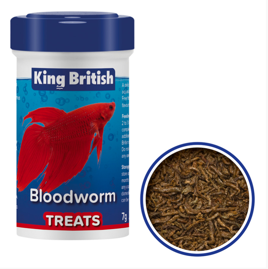King British Bloodworm Treats 7g